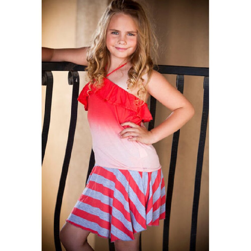 Ragdoll & Rockets Tween Girls sz 16 2pc Ruffle Top &‎ Skirt Set NWT Brand New